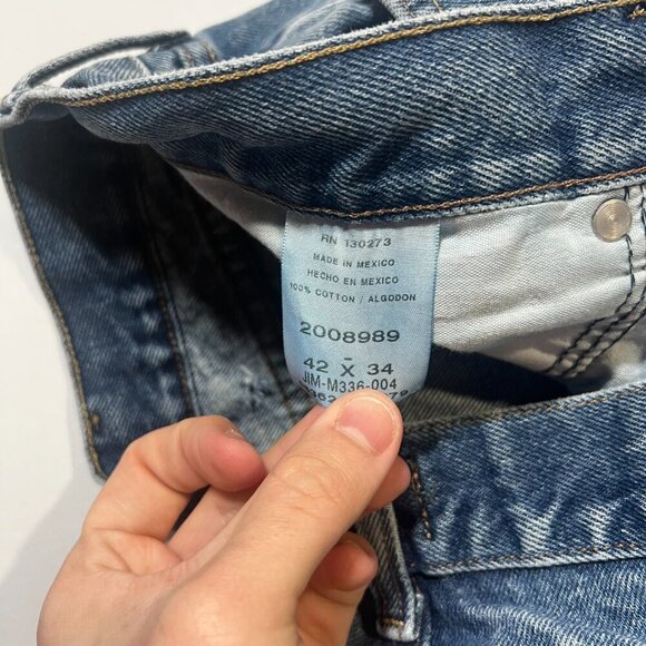 Lee Straight Leg Carpenter Men's Jeans Blue 42 x 34 Work - Picture 11 of 13